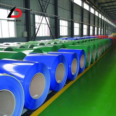 qualidade  JIS PPGI Steel Coil 20 Gauge 28 Gauge Color Coated Galvanized Steel Coil fábrica
