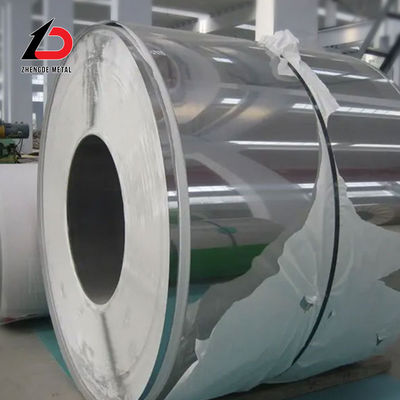 ASTM AISI 201 304 316 430 904L 310S com 2b Ba Superfície 0,15-3,0 mm Espessura de bobina polida bobinas de aço inoxidável