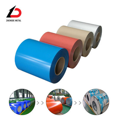 PVDF Coating PPGI Steel Coil Ral 5015 bobina de alumínio revestida de cor