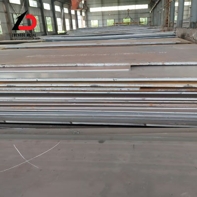 Q235B Ss400 S235jr ASTM A36 St37-2 Q345b S355jr Chapa de aço laminada a quente Chapa de ferro plana de malha de curvatura de moldura chapa de metal para construção de concreto