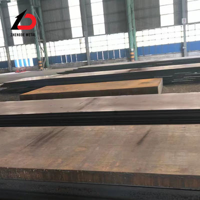 Q235B Ss400 S235jr ASTM A36 St37-2 Q345b S355jr Chapa de aço laminada a quente Chapa de ferro plana de malha de curvatura de moldura chapa de metal para construção de concreto
