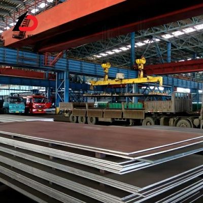 Fornecimento de fábrica Placas de aço laminadas a quente de alta qualidade para construção