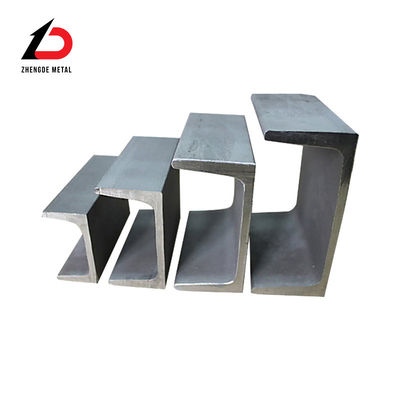 Perfis suaves Gi Galvanizado En S235jr S275jr S355jr A36 Ss400 Purlin Estrutural C U Canal de aço a baixo carbono