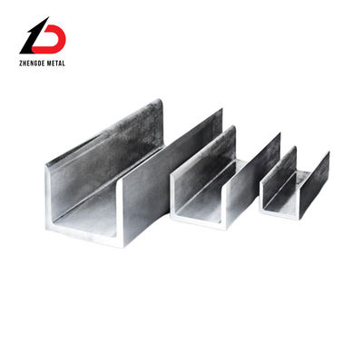 Aço carbono A36 C canal com preço competitivo 41X41 41*21 DIP galvanizado a quente U canal de aço