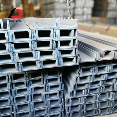 Aço de carbono laminado a frio U-canal U-canal estrutural com galvanizado En S235jr