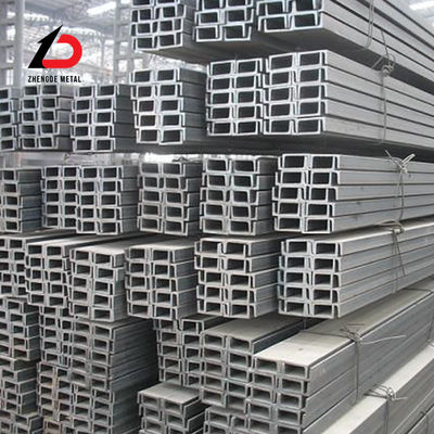 Aço de carbono laminado a frio U-canal U-canal estrutural com galvanizado En S235jr