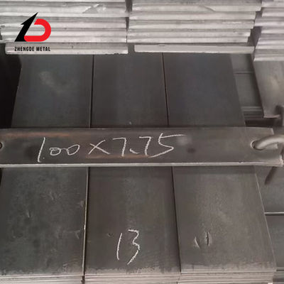 Barras planas de aço carbono retangular 300 mm 1 4 polegadas Barras planas de aço certificado ISO