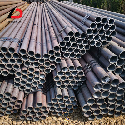 S235jr S265jr S275jr S335jr S355jr S555 SA 214 Tubos redondos de aço sem costura de aço carbono Tubos e tubos pretos para estruturas Tubos de óleo Tubos de caldeira Tubos preço