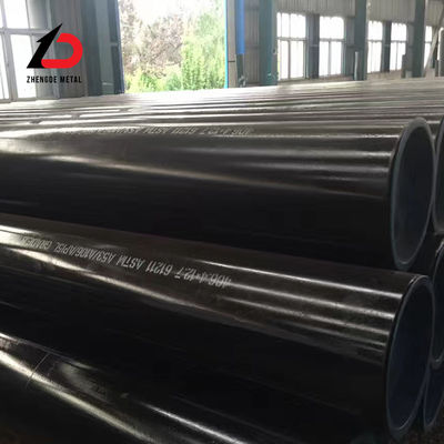 API 5L X42 X52 X56 X6 Sch ASTM A106 A36 A53 DN350 DN400 Tubo de aço de carbono leve preto soldado em espiral
