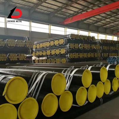 En ASTM API S355 A53b A106 Gr. B A336 Estrutura de carbono Tubo de aço sem costura de grande diâmetro parede espessa Sch20 liga Tubo de caldeira de pressão de fluido sem costura API