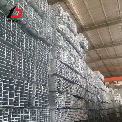 Tubo de aço galvanizado de alta qualidade Ss330 Ss400 S235jr Q195 Q235 Q345 Espessura 0.6-25mm Dimensão e superfície personalizadas Quadrado/retangular Tubo de aço galvanizado com preço dos fabricantes