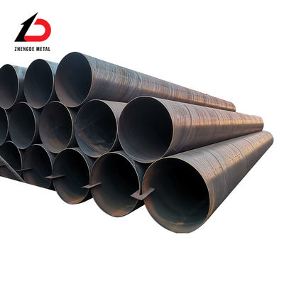 Gasoduto de gás natural e petróleo API 5L L245, L360, A53, J55, N80, X42, X46, X52 Tubo de aço carbono Tubo soldado em espiral