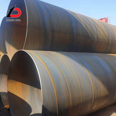 Gasoduto de gás natural e petróleo API 5L L245, L360, A53, J55, N80, X42, X46, X52 Tubo de aço carbono Tubo soldado em espiral