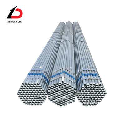 OEM Tubos redondos de aço galvanizado ASTM A36 Q235 Tubo de aço carbono galvanizado