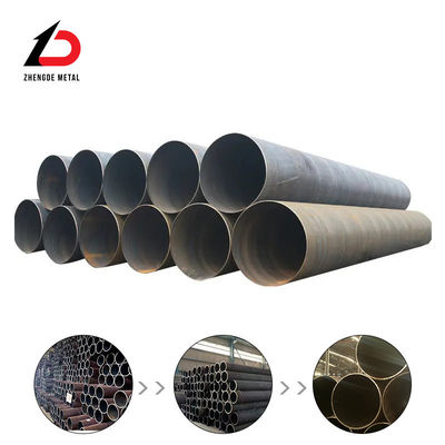 Q235 Q345 Q195 Ss400 A36 S235 Tubo de aço carbono comprimento padrão ERW tubo redondo de aço carbono soldado