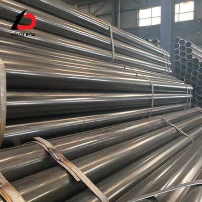Preço bom A106 Q235 Ss400 S235jr Tubo laminado a quente Ms de aço carbono soldado para a construção de oleodutos
