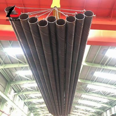 Preço bom A106 Q235 Ss400 S235jr Tubo laminado a quente Ms de aço carbono soldado para a construção de oleodutos