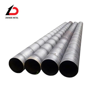 Preço bom A106 Q235 Ss400 S235jr Tubo laminado a quente Ms de aço carbono soldado para a construção de oleodutos