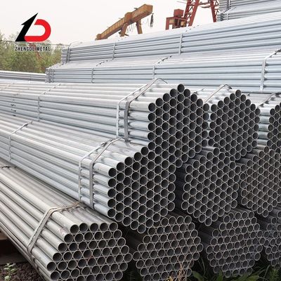 Comprimento personalizado 6m 12m SGCC S235 Ss400 2 polegadas Sch40 Sch30 tubo redondo de aço galvanizado
