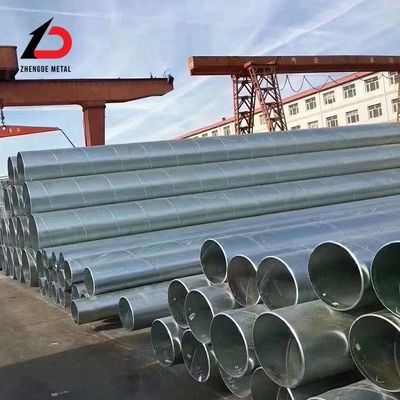 Comprimento personalizado 6m 12m SGCC S235 Ss400 2 polegadas Sch40 Sch30 tubo redondo de aço galvanizado