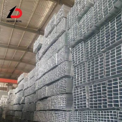 Fabrica de tamanho personalizado 20*20 25*25 30*30 100*100 200*200 20*40 30*40 Tubos galvanizados a quente Tubos retangulares quadrados