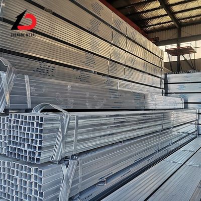 Fabrica de tamanho personalizado 20*20 25*25 30*30 100*100 200*200 20*40 30*40 Tubos galvanizados a quente Tubos retangulares quadrados