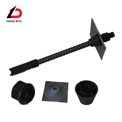 Dimensão personalizada 3/8 & prime; & prime; Full Threaded Steel Self Drilling Rock Bolt / Hollow Anchor Bar / Anchor Rods