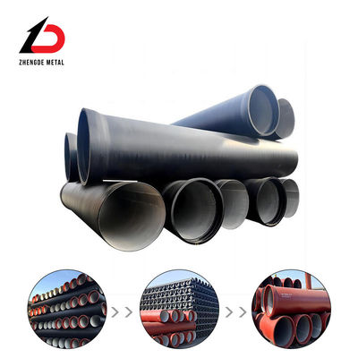 Transporte de água da torneira DN80-2600mm Dimensões personalizadas Preço de fábrica Vendas Tubo de ferro dúctil