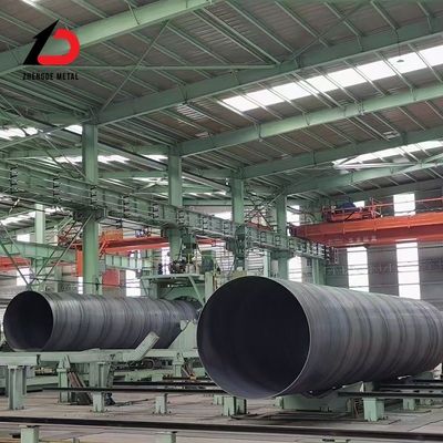 Tubo de aço de carbono oco laminado a quente A36 Ss400 S235jr S355jr 1020 Sch80 Tubo de aço de carbono redondo soldado