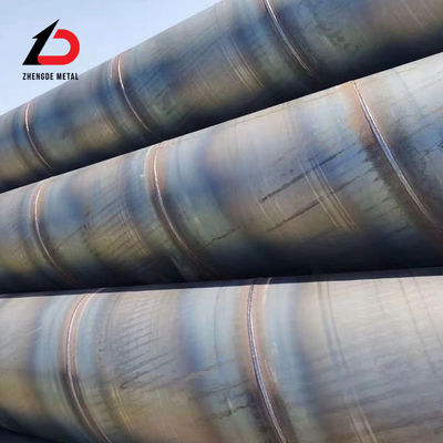 Tubo de aço de carbono oco laminado a quente A36 Ss400 S235jr S355jr 1020 Sch80 Tubo de aço de carbono redondo soldado