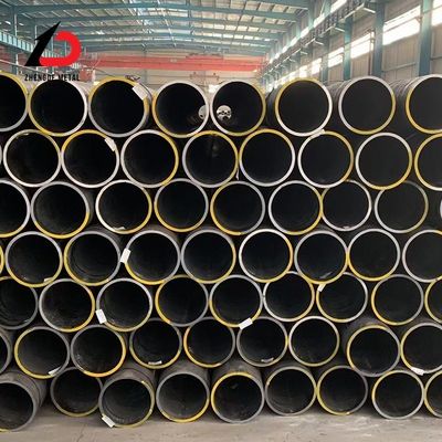 China Material de construção A53 Q235 Q345 Q195 laminado a quente, nu, oleado, carbono, aço galvanizado, tubo redondo / quadrado sem costura