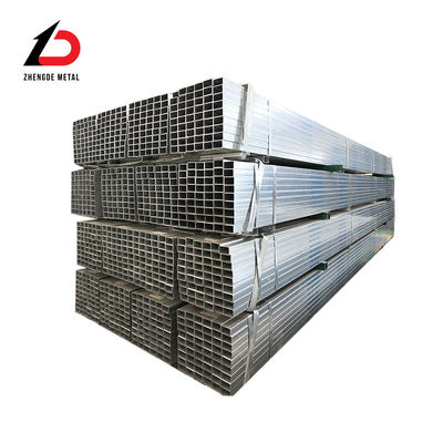 Padrão Europeu Dimensão personalizada 20*20mm 40*40mm 60*60mm 80*80mm Tubo/tubo quadrado de aço galvanizado