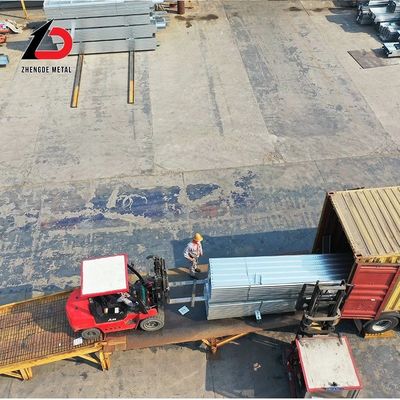 Q235 Construção pré-fabricada Estrutura de aço personalizada S235 S275jr