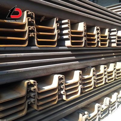 China Tipo U Z II 2 Forma laminada a quente PU32-1 PU32+1 PU 32 Larsen Sy390 Sy295 Ms Mild Low Carbon Steel Sheet Pile para construção preço de fábrica