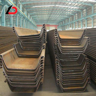 China Tipo U Z II 2 Forma laminada a quente PU32-1 PU32+1 PU 32 Larsen Sy390 Sy295 Ms Mild Low Carbon Steel Sheet Pile para construção preço de fábrica