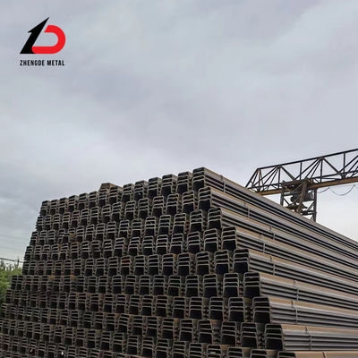 Tipo Z pilhas de chapa laminada a quente OEM para construção de portos e fundação profunda