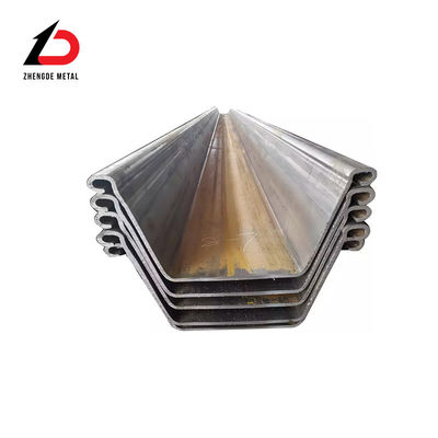 Pile de chapa de aço laminada a frio, secção U, chapas de chapa de tipo U, fácil solda