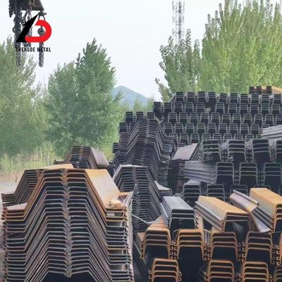 China Fornecedor Q235 Sev245 S355n Z Tipo U Tipo Larsen Chapa de aço