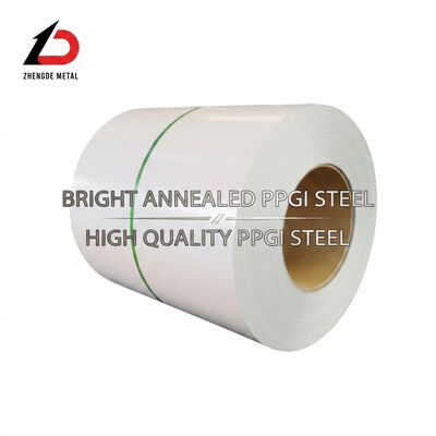 Slit Edge PPGI Steel Coil with Z40~Z275 Zinc Layer and 15-20 Um Paint Coating for Industrial Applications