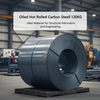 Aço carbono laminado a quente oleado 120 kg Material ideal para fabricação estrutural e engenharia