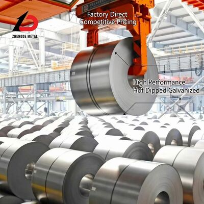Z40 bobina de aço eletro-galvanizado 0,25-1,5 mm 600-1250 mm Material de qualidade de construção com revestimento de 40 g/m2