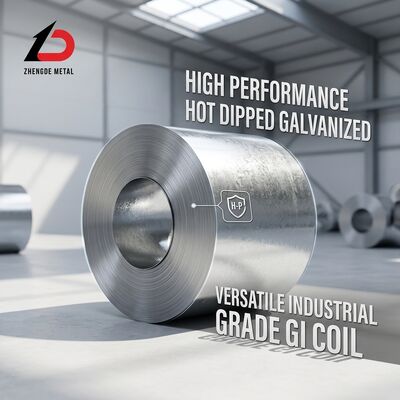 G90 bobina de aço galvanizado 0,3-2,0 mm 914-1250 mm ASTM A653 grau estrutural com revestimento Z275