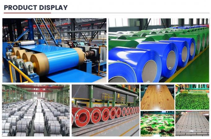 PVDF Coating PPGI Steel Coil Ral 5015 bobina de alumínio revestida de cor 8