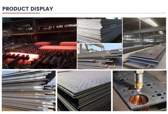 Q235 Chapa de aço preto Chapa de aço carbono Chapa de aço laminada a quente Fabricação 8
