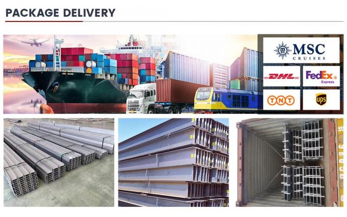 Forte resistência à curvatura 6x6 H Beam Industrial H Forma de aço Beam 9