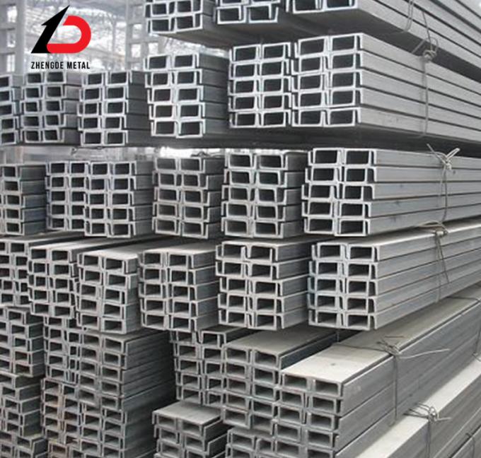Aço carbono laminado a quente canal U S235jr S355jr 16 Gauge Metal canal U 5