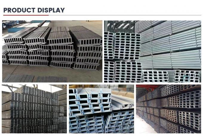 Aço carbono laminado a quente canal U S235jr S355jr 16 Gauge Metal canal U 7