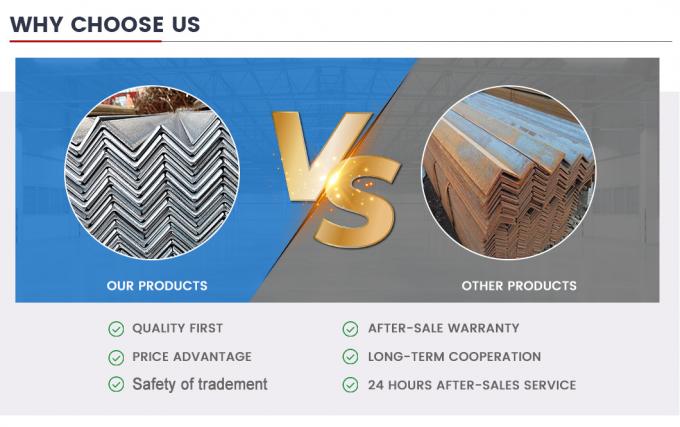GB Barras de ângulo de aço carbono de metal laminado a quente iguais ou desiguais 6