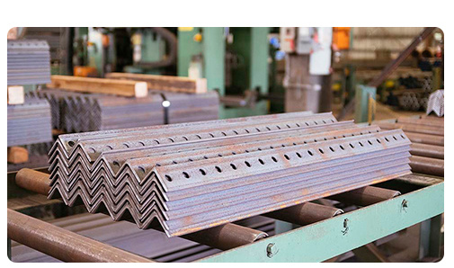 Construção de aço de baixo ângulo de carbono soldado com barra de ângulo de metal perfurado 5
