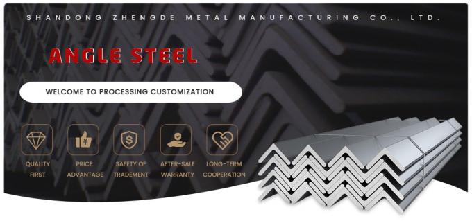 ASTM A36 A53 Bar de ângulo de aço carbono igual a 6 mm de aço ângulo L 0